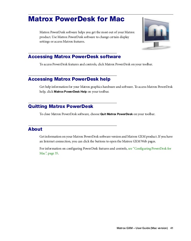 Matrox Powerdesk For Mac Download